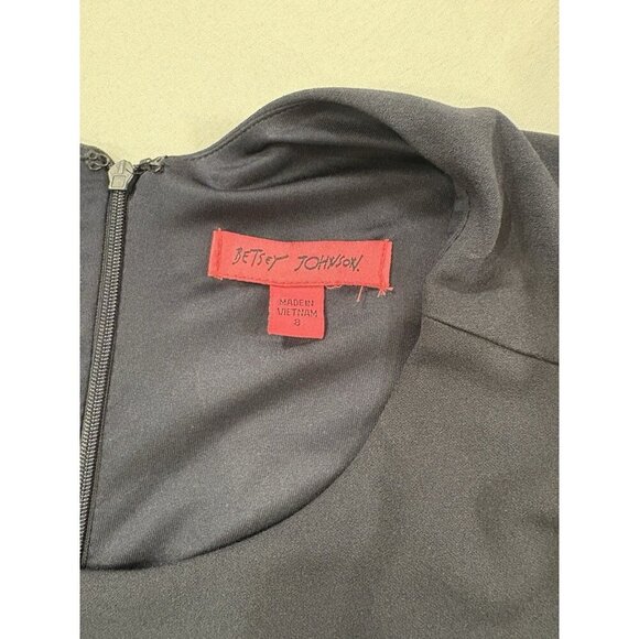 Betsey Johnson's Navy Blue trumpet sheath dress Size 8 - Picture 7 of 9